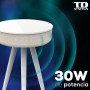 Haut-parleur de table Bluetooth 30W avec batterie 2200mAh, verre noir - TD Systems SM30B11WGN