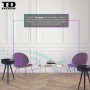 Haut-parleur de table Bluetooth 30W avec batterie 2200mAh, verre noir - TD Systems SM30B11WGN
