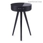 Haut-parleur de table Bluetooth 30W avec batterie 2200mAh, verre noir - TD Systems SM30B11WGN