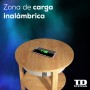 Haut-parleur de table Bluetooth 30W avec batterie 2200mAh, bois de cerisier - TD Systems SM30B11WC8B