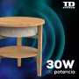 Haut-parleur de table Bluetooth 30W avec batterie 2200mAh, bois de cerisier - TD Systems SM30B11WC8B