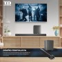 TD Systems - Barre de son avec subwoofer Puissance 120W. Bluetooth 5.0 ,Digital Optical, Coaxial, HDMI, Line-in Jack 3.5