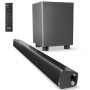 TD Systems - Barre de son avec subwoofer Puissance 120W. Bluetooth 5.0 ,Digital Optical, Coaxial, HDMI, Line-in Jack 3.5