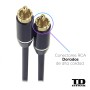 Câble audio numérique coaxial RCA de 2 mètres - TD Systems W2Y11COAX