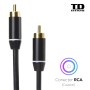 Câble audio numérique coaxial RCA de 2 mètres - TD Systems W2Y11COAX